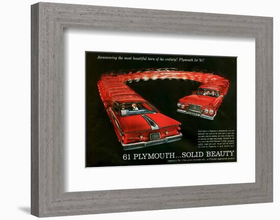 1961 Plymouth … Solid Beauty-null-Framed Premium Giclee Print