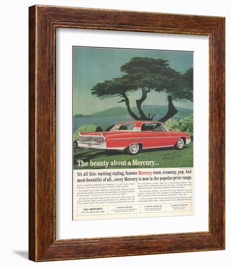 1961 the Beauty About Mercury-null-Framed Art Print