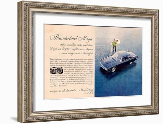 1961 Thunderbird Magic-null-Framed Art Print