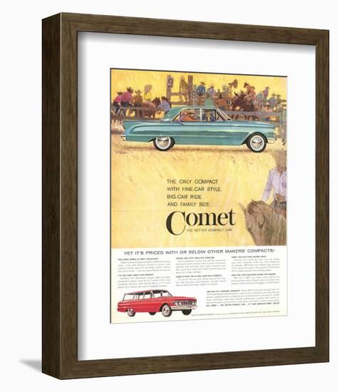 1961Mercury-Comet Big Car Ride-null-Framed Art Print