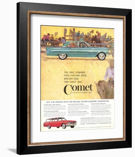 1961Mercury-Comet Big Car Ride-null-Framed Art Print