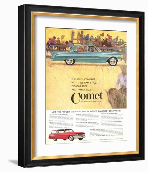 1961Mercury-Comet Big Car Ride-null-Framed Art Print