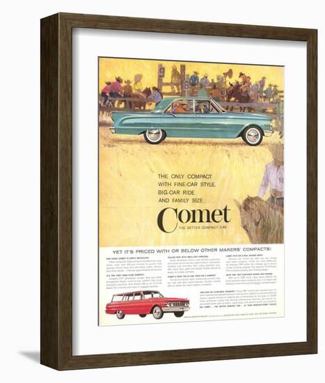 1961Mercury-Comet Big Car Ride-null-Framed Art Print