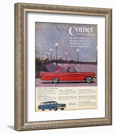 1961Mercury-Comet Value Packed-null-Framed Art Print