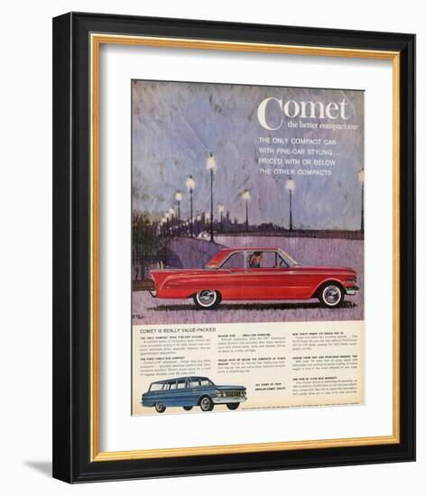 1961Mercury-Comet Value Packed-null-Framed Art Print