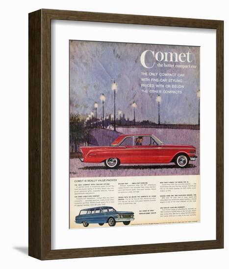 1961Mercury-Comet Value Packed-null-Framed Art Print