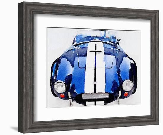 1962 AC Cobra Shelby Watercolor-NaxArt-Framed Art Print