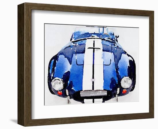 1962 AC Cobra Shelby Watercolor-NaxArt-Framed Art Print