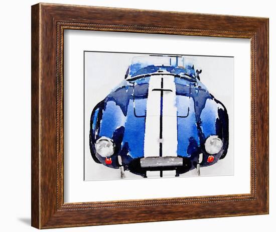 1962 AC Cobra Shelby Watercolor-NaxArt-Framed Art Print