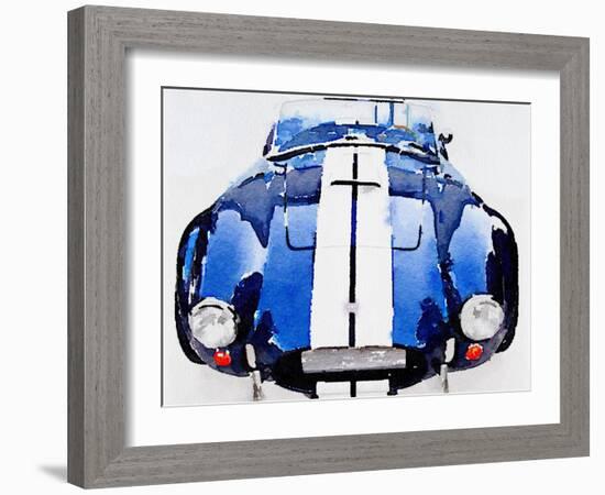 1962 AC Cobra Shelby Watercolor-NaxArt-Framed Premium Giclee Print