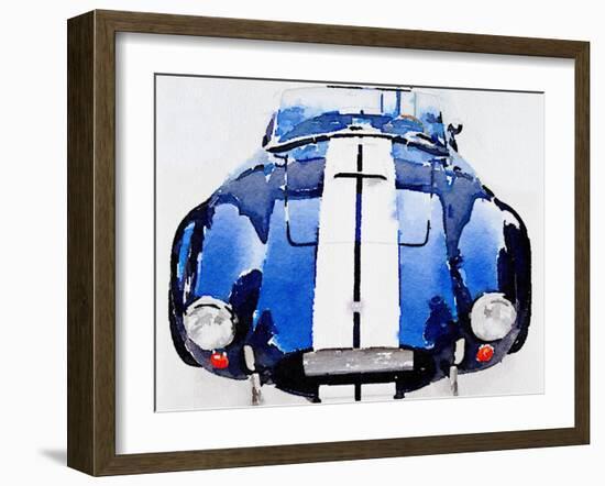 1962 AC Cobra Shelby Watercolor-NaxArt-Framed Art Print