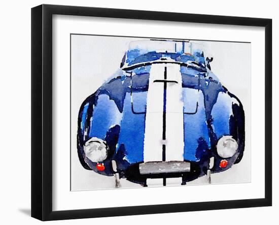 1962 AC Cobra Shelby Watercolor-NaxArt-Framed Art Print