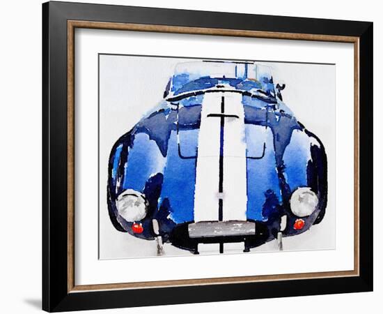 1962 AC Cobra Shelby Watercolor-NaxArt-Framed Art Print