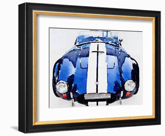 1962 AC Cobra Shelby Watercolor-NaxArt-Framed Premium Giclee Print