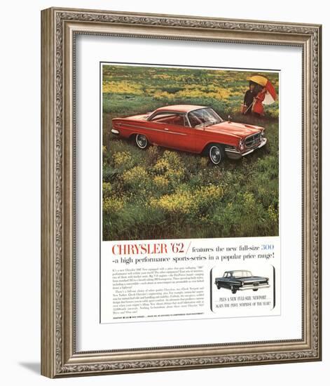 1962 Chrysler 300-null-Framed Art Print