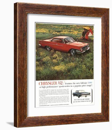 1962 Chrysler 300-null-Framed Art Print