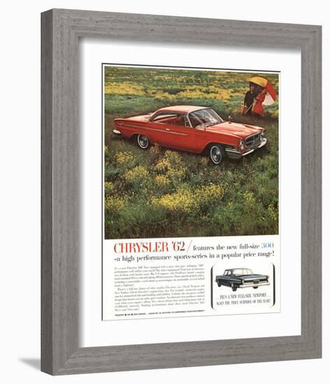 1962 Chrysler 300-null-Framed Art Print