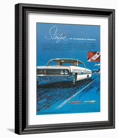 1962 GM Oldsmobile Starfire-null-Framed Art Print