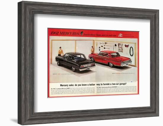 1962 Mercury-Best-Looking Buys-null-Framed Art Print