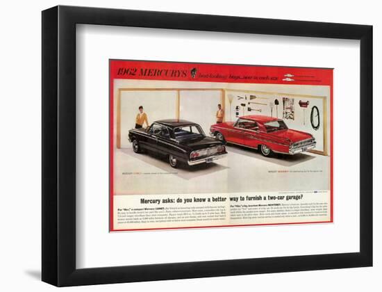 1962 Mercury-Best-Looking Buys-null-Framed Art Print