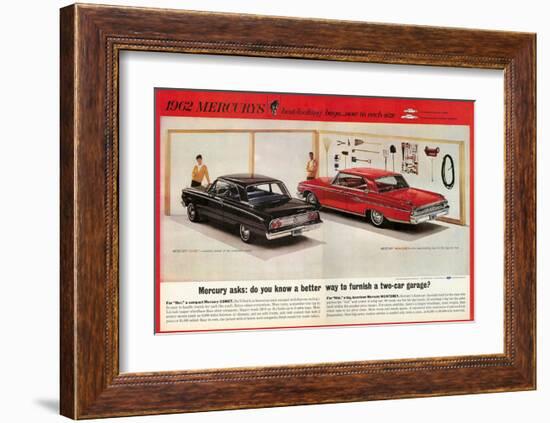 1962 Mercury-Best-Looking Buys-null-Framed Art Print