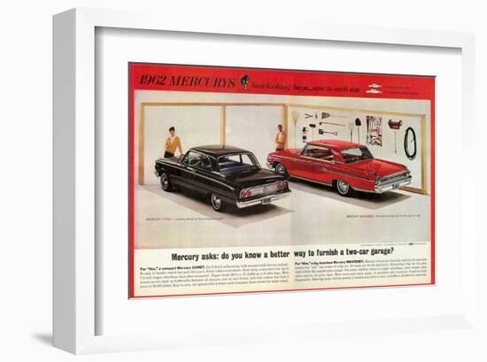 1962 Mercury-Best-Looking Buys-null-Framed Art Print