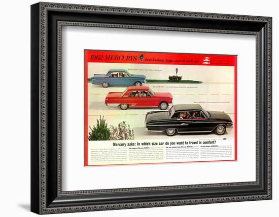 1962 Mercury-Travel in Comfort-null-Framed Art Print