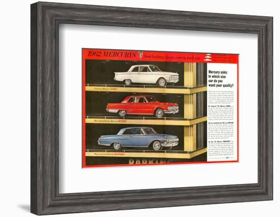 1962 Mercury - Your Quality-null-Framed Art Print