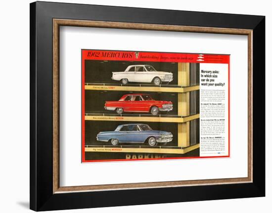 1962 Mercury - Your Quality-null-Framed Art Print