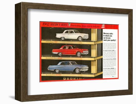 1962 Mercury - Your Quality-null-Framed Art Print