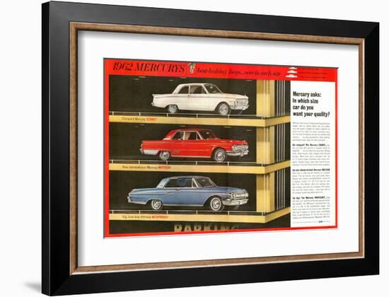 1962 Mercury - Your Quality-null-Framed Art Print