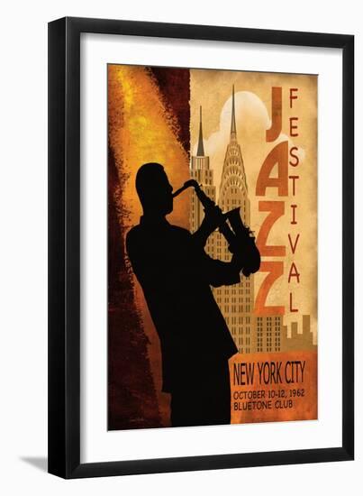 1962 New York Jazz Festival-Conrad Knutsen-Framed Art Print