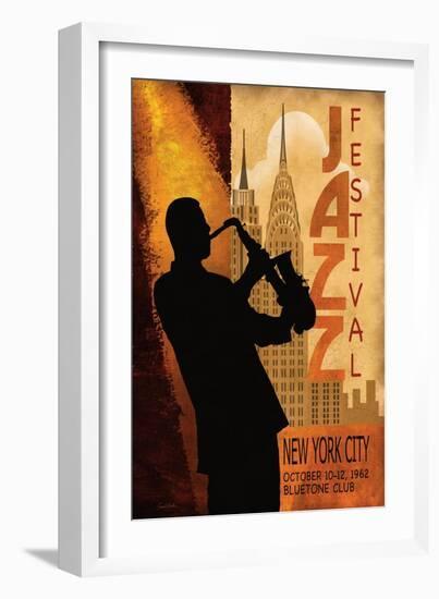 1962 New York Jazz Festival-Conrad Knutsen-Framed Art Print