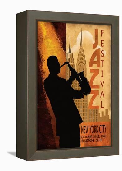 1962 New York Jazz Festival-Conrad Knutsen-Framed Stretched Canvas