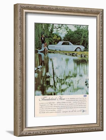 1962 Thunderbird Hour - Unique-null-Framed Art Print