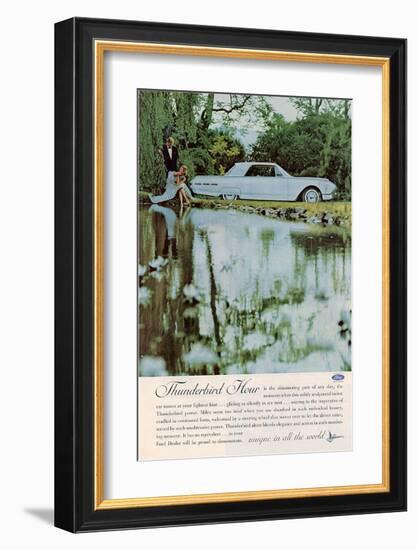 1962 Thunderbird Hour - Unique-null-Framed Art Print