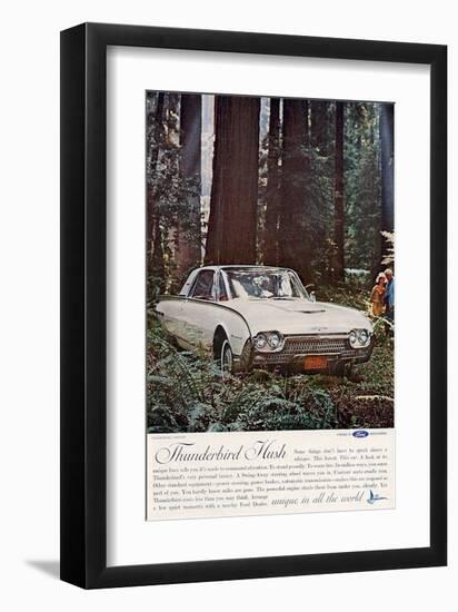 1962 Thunderbird Hush-null-Framed Art Print