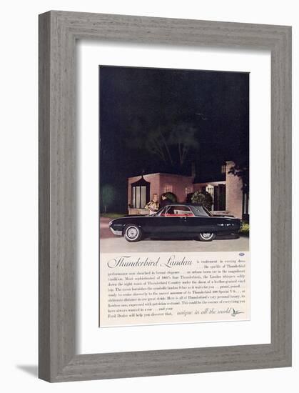1962 Thunderbird Landau-null-Framed Art Print