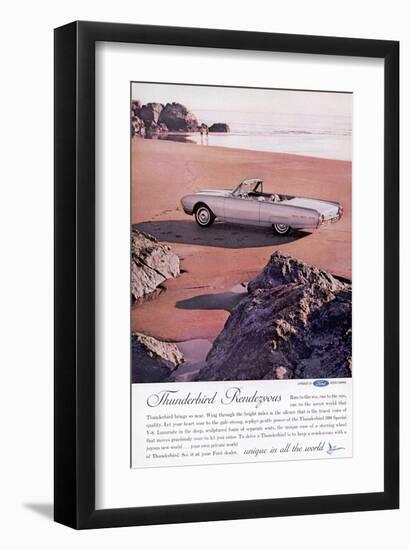 1962 Thunderbird Rendezvous-null-Framed Art Print