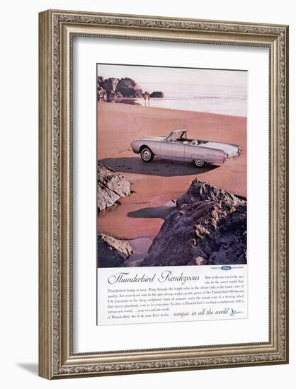 1962 Thunderbird Rendezvous-null-Framed Art Print