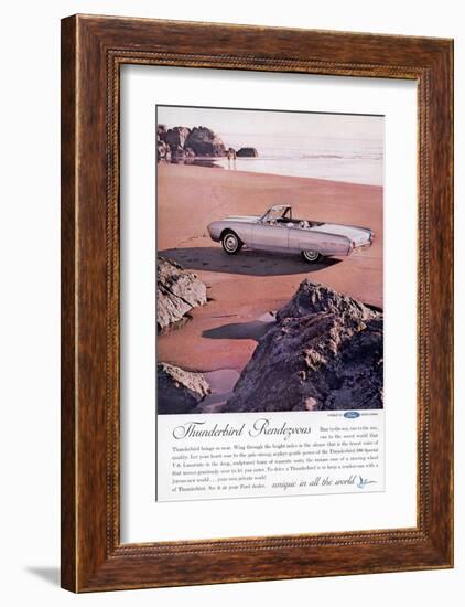 1962 Thunderbird Rendezvous-null-Framed Art Print