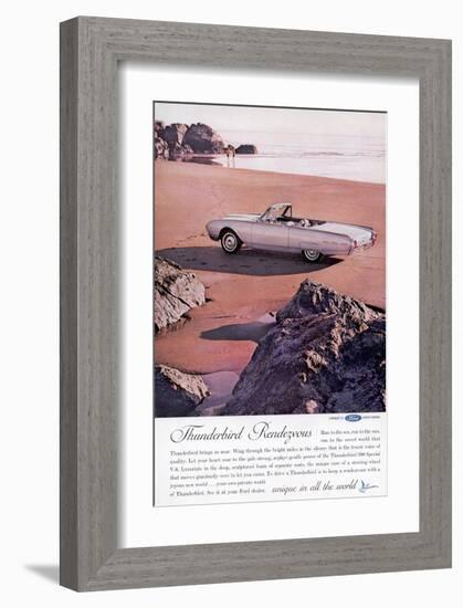 1962 Thunderbird Rendezvous-null-Framed Art Print