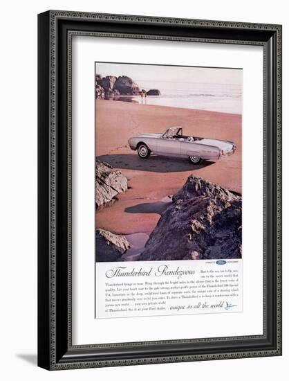 1962 Thunderbird Rendezvous-null-Framed Art Print