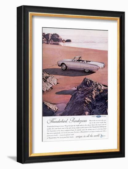 1962 Thunderbird Rendezvous-null-Framed Art Print