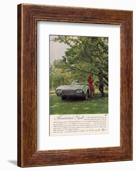 1962 Thunderbird Spell-null-Framed Premium Giclee Print