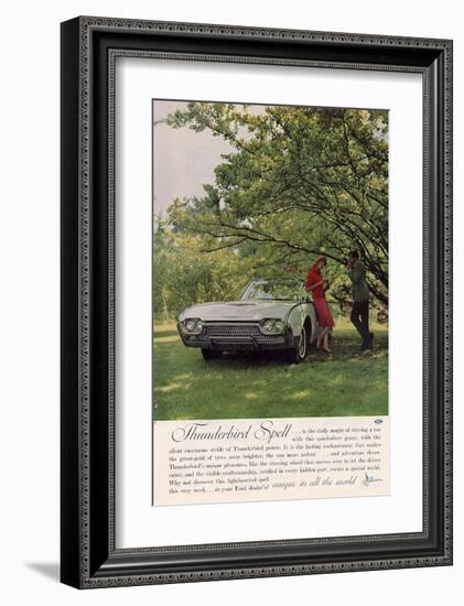 1962 Thunderbird Spell-null-Framed Art Print