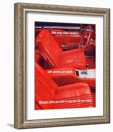 1962Mercury-Easy-Chair Comfort-null-Framed Art Print