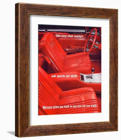 1962Mercury-Easy-Chair Comfort-null-Framed Art Print