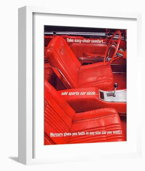 1962Mercury-Easy-Chair Comfort-null-Framed Art Print