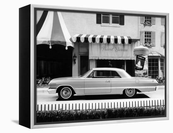 1963 Chevrolet Impala Sport Coupe, (C1963)-null-Framed Premier Image Canvas